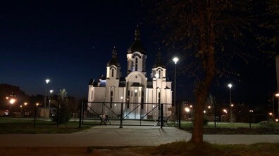 Фото: ЛКП «Львівсвітло» продовжує підсвічувати храми