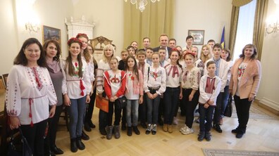 Фото: Міський голова Львова зустрівся з дітьми зі сходу країни