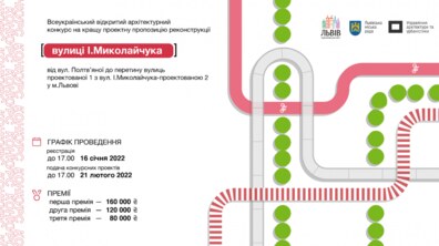 Фото: У Львові оголошено Всеукраїнський відкритий архітектурний конкурс на кращу проектну пропозицію реконструкції вул. І. Миколайчука