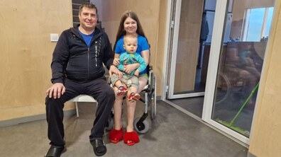 Фото: «Мріємо, щоб син зростав в Україні без війни», - сім’я із Краматорська, яка мешкає у центрі «Незламні матусі»