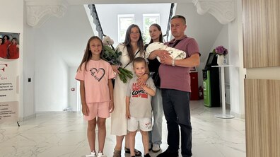 Фото: В однієї лікарки з лікарні святої Анни Першого медоб’єднання львів’янка народила аж п’ятеро дітей – бо довіряє