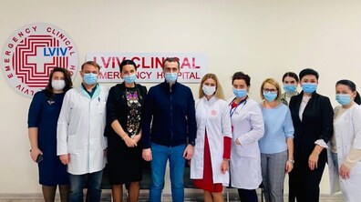 Фото: У лікарні швидкої допомоги Львова з візитом побував міністр охорони здоров’я