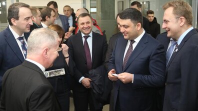 Фото: Студенти УКУ зустрілися із Володимиром Гройсманом