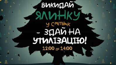 Фото: У Львові збиратимуть використані ялинки для утилізації