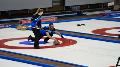 керлінгісти Михайло Плесканка та Катерина Якимець, фото зі сторінки Deaflympics