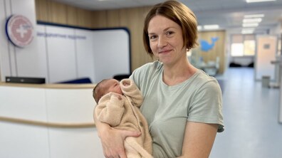 Фото: Львівські лікарі врятували від паралічу немовля, яке народилося з пухлиною мозку
