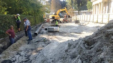 Фото: Триває І етап ремонту вул. Пекарської: роботи відбуваються на відрізку від вул. Шімзерів до вул. Мечникова