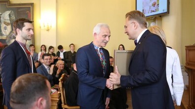 Фото: Почесне звання «Шляхетна львівська родина» присвоєно родині Одрехівських