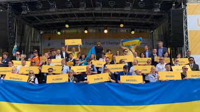 Фото: Українські водійки здобули срібло на Міжнародному трамвайному чемпіонаті у Лейпцигу