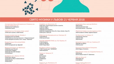 Фото: Свято музики у Львові 2018 (програма)