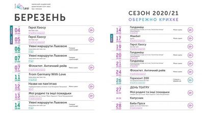 Фото: Театр Лесі запрошує зустріти весну видовищно
