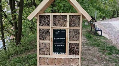 Фото: У парку «Знесіння» встановили будиночок для комах