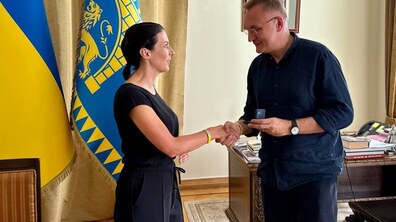 Фото: Спікерка чеського парламенту зустрілась з мером Львова