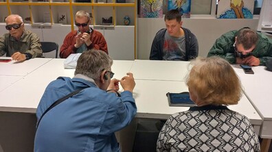 Фото: У Сенсотеці проводять навчання з цифрових навичок для людей з порушенням зору