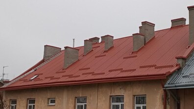 будинок на вул. Шараневича, 8 із відновленим дахом