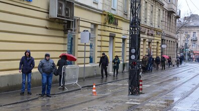 Фото: У центральній частині міста запрацювали боларди