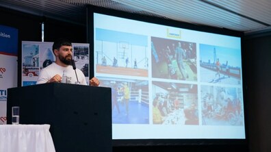 Фото: Роботу центру UNBROKEN презентували на конференції у Празі