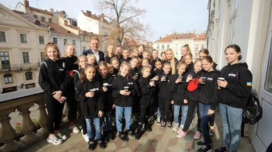 Фото: Мер Львова подякував Спортивно-оздоровчому клубу «Тріумф» за перемогу на міжнародних змаганнях