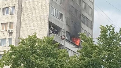Фото: В одній із квартир на вулиці Грінченка трапилась пожежа: ніхто з людей не постраждав