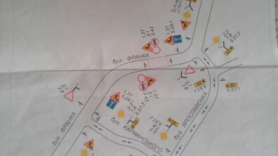 Фото: Від завтра буде перекрито рух транспортних засобів на вул. І. Франка від вул. Ярославенка до вул. Карманського