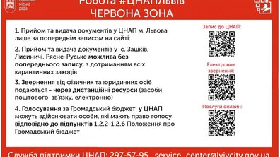 Фото: Робота Центрів надання адміністративних послуг у червоній зоні