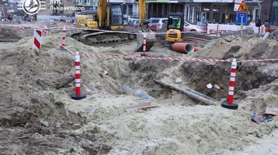 Фото: Реконструкція вул. Шевченка: на ділянці від вул. Бортнянського до вул. Ярослава Мудрого завершили облаштування колектора