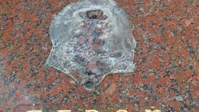 Фото: На Пагорбі Слави викрадено барельєф