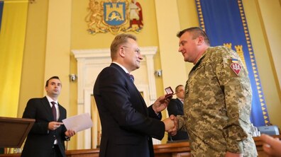 Фото: Євгену Курашу присвоєно звання «Львів'янин року»