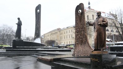 Фото: У Львові відкрили міні-макет пам’ятника Тарасу Шевченкові, який виготовили для людей з важкими порушеннями зору