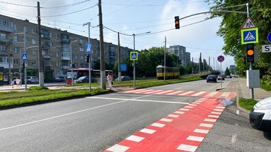 Фото: З 5 червня на перехресті вул. Княгині Ольги – Бойчука запрацюють нові світлофори: для трамваїв та пішоходів