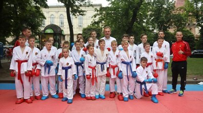 Фото: У Львові триває Олімпійський день — показові виступи з майстер-класами, забіг та розіграш подарунків