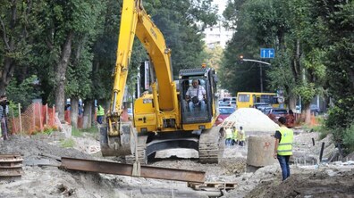 Фото: На вул. Замарстинівській триває капітальний ремонт дороги на ділянці від вул. Липинського до вул. Східної