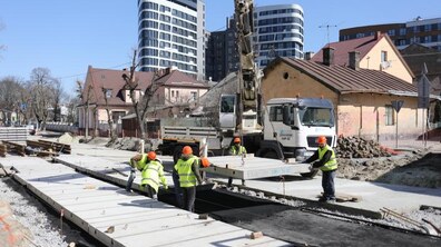 Фото: Триває ремонт вул. Замарстинівської: через 2−3 місяці розпочнуть відкривати перші відремонтовані ділянки