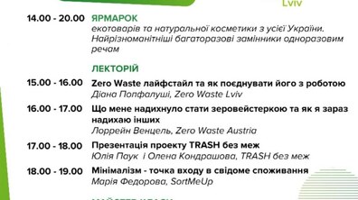 Фото: Львів’ян запрошують на міні-фестиваль Zero Waste Weekend у Львові