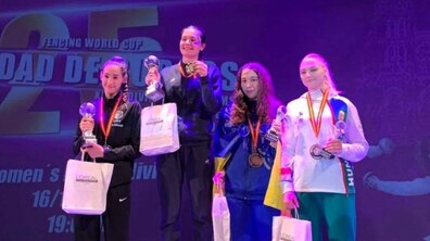 Фото: Львівська шпажистка – бронзова призерка Кубка світу
