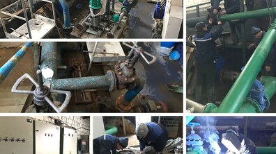 Фото: На насосній станції «Північна-35» встановлюють нове автономне обладнання: це дозволить заощаджувати чверть мільйона гривень на рік