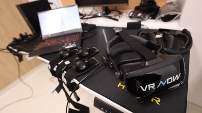 VR-тренажер VRNOW - української MedTech-розробки, створеної для відновлення людей після травм та ампутацій.