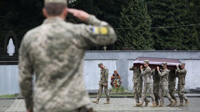 похорон військового у Львові