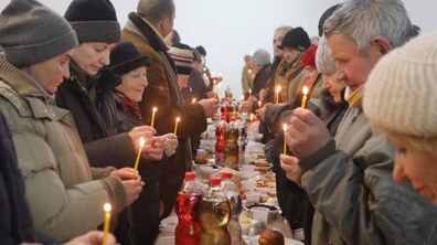 Фото: Спільнота взаємодопомоги «Оселя» організувала для потребуючих львів’ян Святвечір