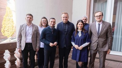 Делегація Львова з іноземними парнерами