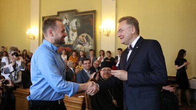 Фото: Відзнаку «Золотий Герб міста Львова» отримали п’ятеро почесних людей