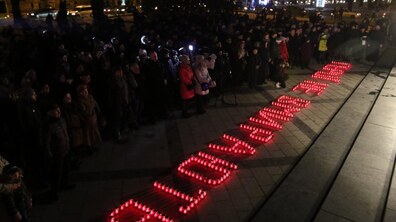 Фото: У Львові відбулося віче пам’яті Героїв Небесної Сотні