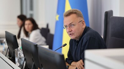 міський голова Львова Андрій Садовий підчас пленарного засідання сесії