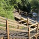 Працювали з ландшафтом, а не проти нього: у парку «Знесіння» встановили дерев’яні сходи і освітлення