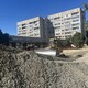 На вул. Мазепи триває реконструкція: зараз облаштовують основу під нові хідники