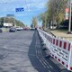 На перехресті Стрийська — Наукова звузять крайню праву смугу, щоб водії не їхали з неї прямо
